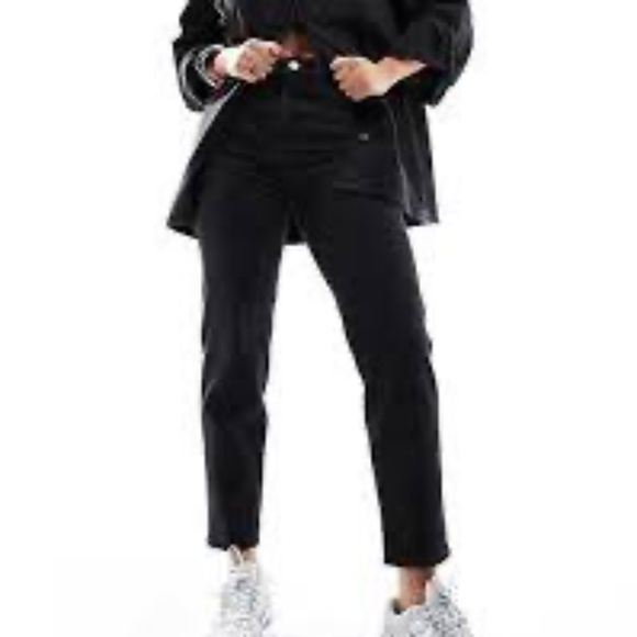 Mango Denim - Mango new mom black jeans